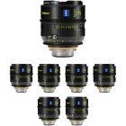 ZEISS Supreme Prime Radiance 7 Lens Kit of 21, 25, 29, 35, 50, 85 & 100mm (PL, Feet)