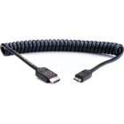 Atomos AtomFLEX HDMI to Mini-HDMI Coiled Cable (16” to 32")