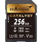 Exascend Catalyst SD Card 256GB, UHS-I / V30 / U3 / Class 10, Read:180 MB/s, Write:150 MB/s