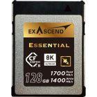 Exascend Essential CFexpress  Type B Card 128GB/ Read: 1800 MB/s, Write: 1400 MB/s