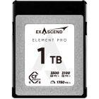 Exascend Element Pro CFexpress TypeB Card 1TBGB/ Read: 3500 MB/s, Write: 3100 MB/s