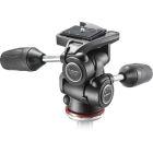 Manfrotto 3 Way Tripod Head Mark II in Adapto with retractable levers (MH804-3W)