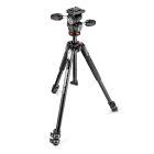 Manfrotto 190X Tripod with 804 3-Way Head and Quick Release Plate (MK190X3-3W1)