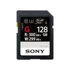 Sony 128GB SF-G Series UHS-II SDXC Memory Card Read/Write 300/299 MB/s best for 4K