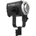 Aputure Storm 80C Point Source 80W Full Color RGBACL LED Light with Prolock Mini Mount