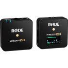 Rode WirelessGOII Single Compact Digital Wireless Microphone System/Recorder (2.4 GHz, Black)