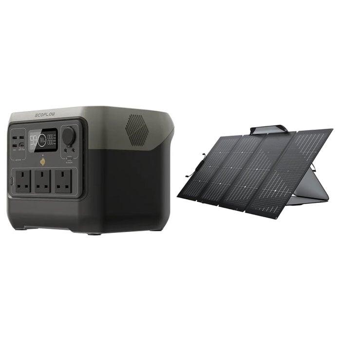 EcoFlow RIVER 2 PRO Portable Power Station (800W,768Wh) with 220W Solar Panel