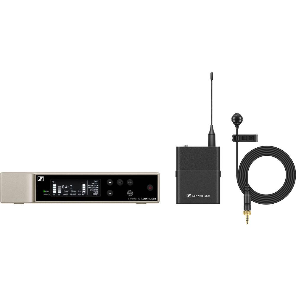Sennheiser EW-D ME2 SET Digital Wireless Omni Lavalier Microphone System with Rack Mount Receiver