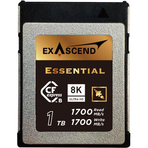 Exascend Essential CFexpress  Type B Card 1TB/ Read: 1800 MB/s, Write: 1700 MB/s