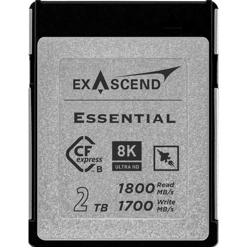 Exascend Essential CFexpress  Type B Card 2TB/ Read: 1800 MB/s, Write: 1700 MB/s