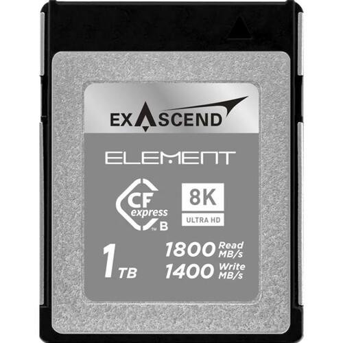 Exascend Element CFexpress  Type B Card 1TB/ Read: 1800 MB/s, Write: 1400 MB/s