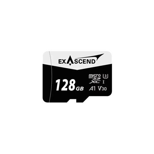 Exascend Element MicroSD  Card  128GB, UHS-I/ V30 / U3 / Class 10, Read:100 MB/s, Write:40 MB/s