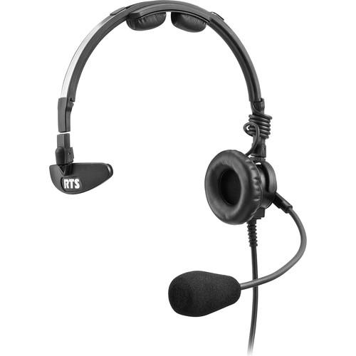 RTS LH-300 Lightweight RTS Single-Sided Broadcast Headset (XLR 4-Pin Female Connector, Dynamic Microphone)