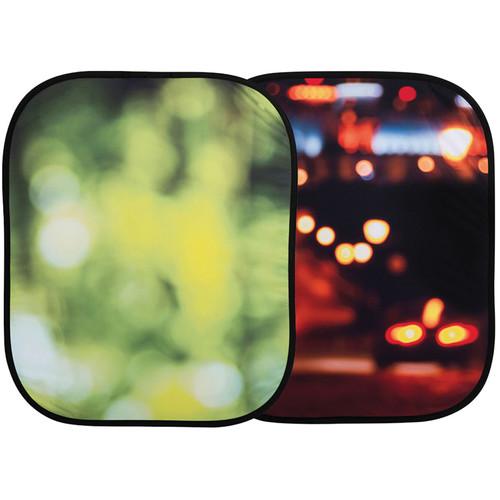 Manfrotto Collapsible Background (4x5', Summer Foliage / City Lights)