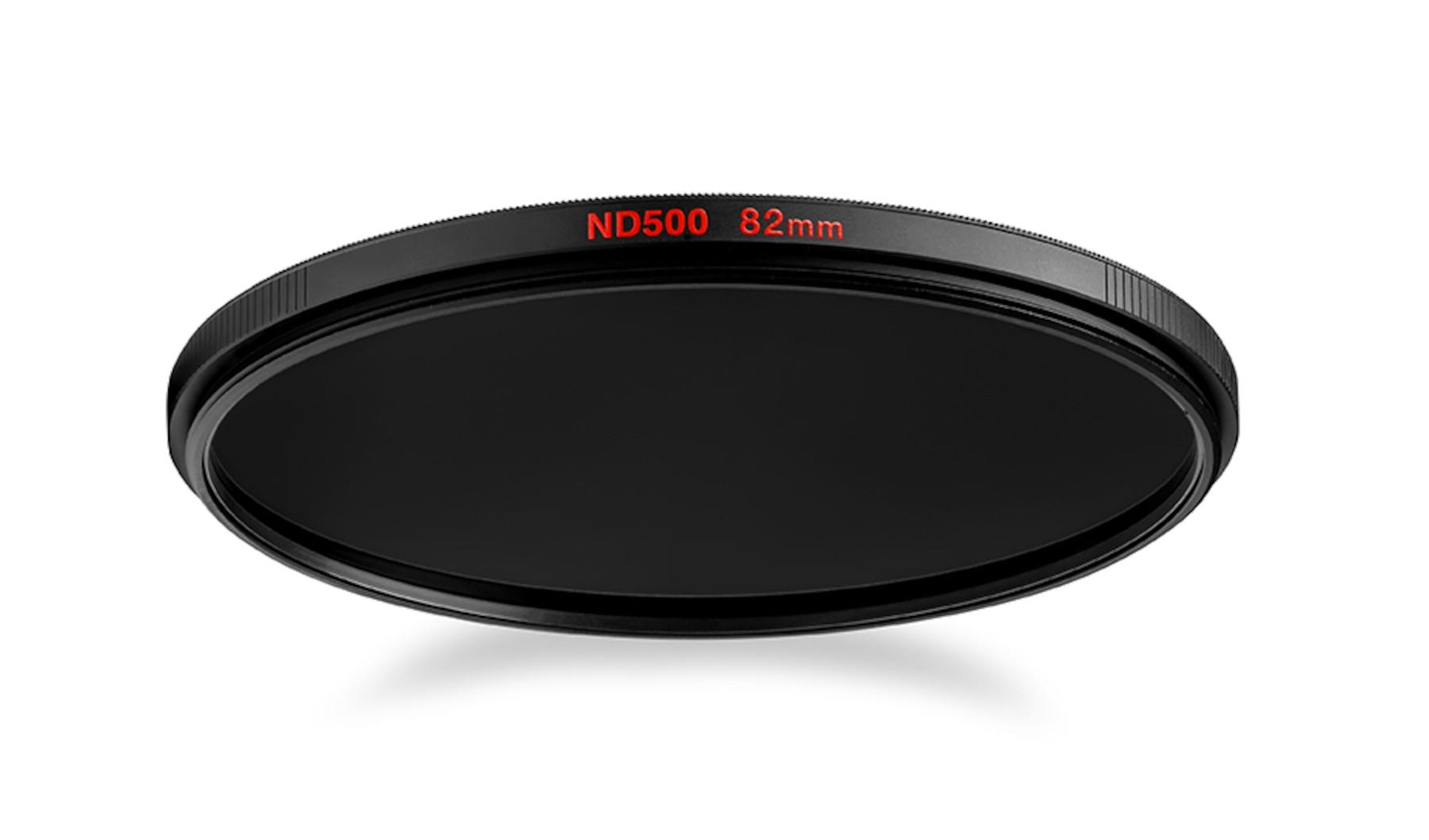 Manfrotto Circular ND500 lens filter with 9 stop of light loss 77mm (MFND500-77)