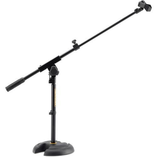 Hercules Stands H-Base Microphone Stand with Telescopic Boom & EZ Clip