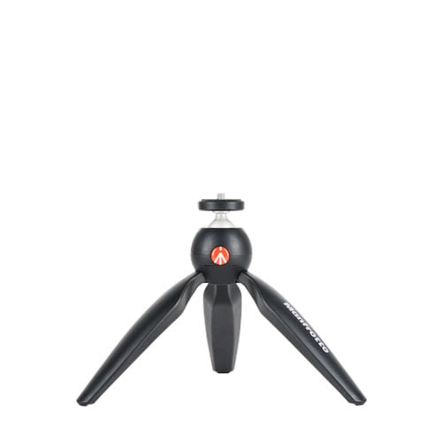 Manfrotto PIXI 2 Mini Tripod, Black (Made in Italy)