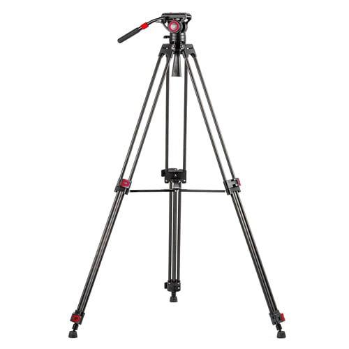 Provision Professional DV3 Carbon  Video Tripod Kit with Fluid Head and Bag