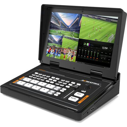 AVMATRIX PVS0403U 4-Channel SDI & HDMI Video Switcher with 10.1