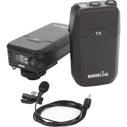 RODE Link Filmmaker wireless kit consisting of TX-Belt, RX-Cam, Lavalier, WSLAV, LAV-CLIP