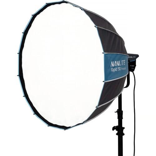 NANLITE Rapid 90 Parabolic Softbox with Grid