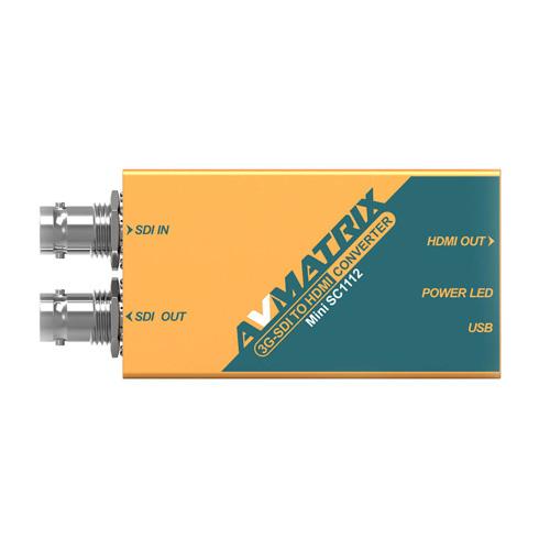 AVMATRIX Mini SC1112 3G-SDI to HDMI Pocket-Size Broadcast Converter