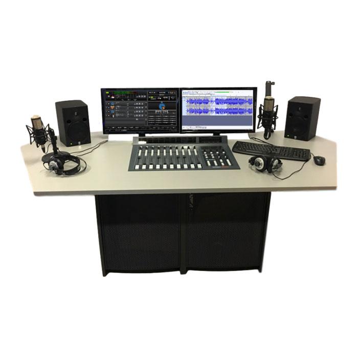 Axel Tech On Air Turn key Radio Studio with SOUNDTRACK automation and 2 presenter