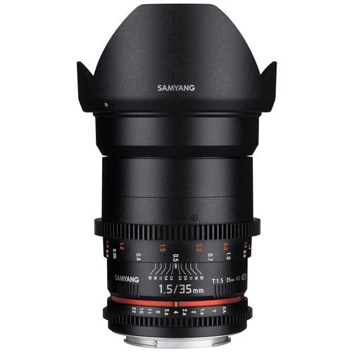 Samyang 35mm T1.5 VDSLRII Cine Lens (Canon EF Mount)