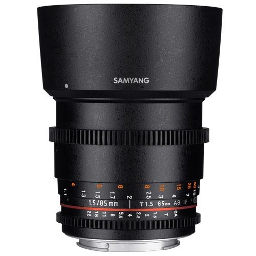 Samyang 85mm T1.5 VDSLR II Lens for Sony E-Mount