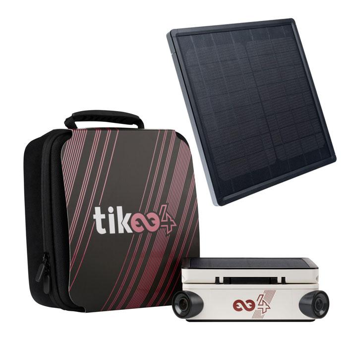 ENLAPS Tikee 4 Camera with Softcase plus External Solar Panel