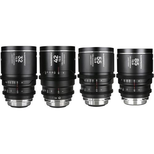 Venus Optics Laowa Nanomorph T2.9 1.5x LF Anamorphic 4-Lens Bundle (PL/EF Mount, Silver Flare)