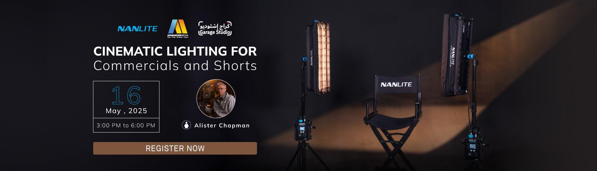 Commercial Lighting for Commercials and Shorts using lower cost fixtures